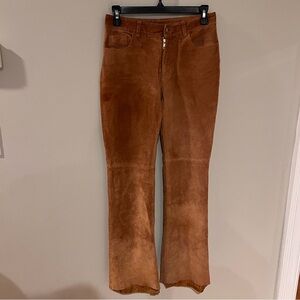 Express World Brand Genuine Leather Pants Size 28
